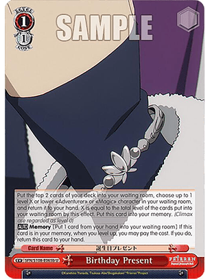 Birthday Present - SFN/S108-E065b U - Uncommon 