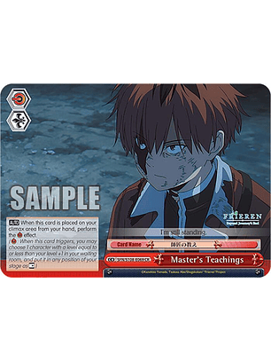 Master's Teachings - SFN/S108-E069 CR - Climax Rare 