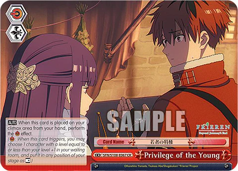 Privilege of the Young - SFN/S108-E067 CR - Climax Rare