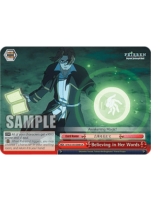 Believing in Her Words - SFN/S108-E068 CR - Climax Rare 