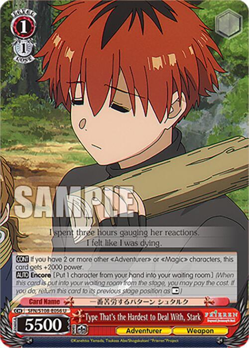 Type That's the Hardest to Deal With, Stark - SFN/S108-E056 U - Uncommon  1