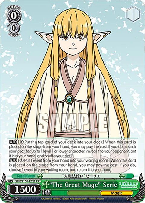 "The Great Mage" Serie - SFN/S108-E025 RR - Double Rare
