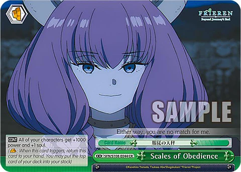 Scales of Obedience - SFN/S108-E044 CR - Climax Rare