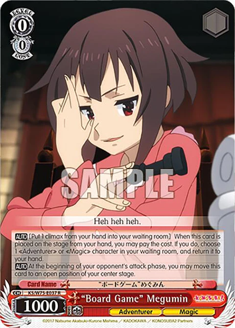 Board Game" Megumin - KS/W75-E037- RARE