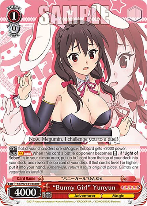Bunny Girl" Yunyun - KS/W75-E034 - Double Rare 