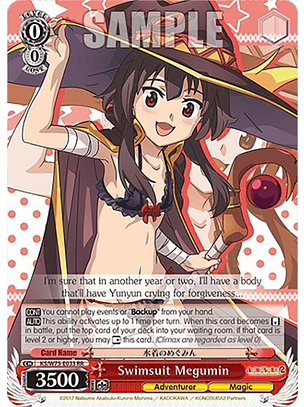 Swimsuit Megumin - KS/W75-E033 - Double Rare