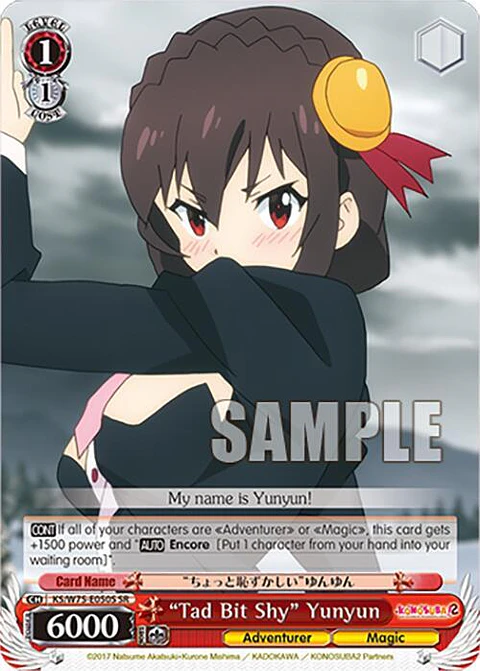 Tad Bit Shy" Yunyun  - KS/W75-E050S - Super Rare