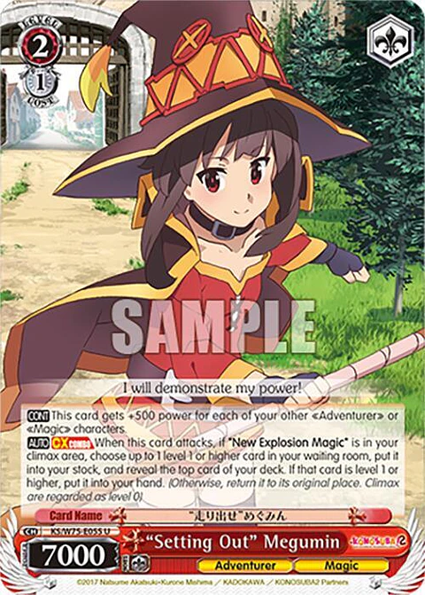 Setting Out" Megumin - KS/W75-E055 - Uncommon