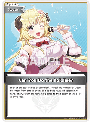 Can You Do the hololive? U - hBP03-090 - Uncommon 
