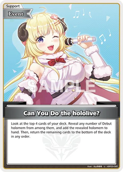 Can You Do the hololive? U - hBP03-090 - Uncommon 