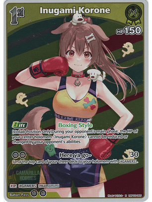 Inugami Korone - hBP03-065 - Super Rare