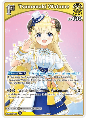 Tsunomaki Watame - hBP03-070 - Uncommon 