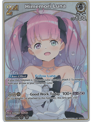 Himemori Luna - hBP03-014 - Double Rare 