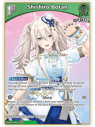 Shishiro Botan - hBP03-019 - Uncommon