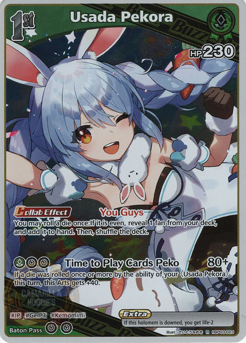 Usada Pekora - hBP03-023 - Rare 