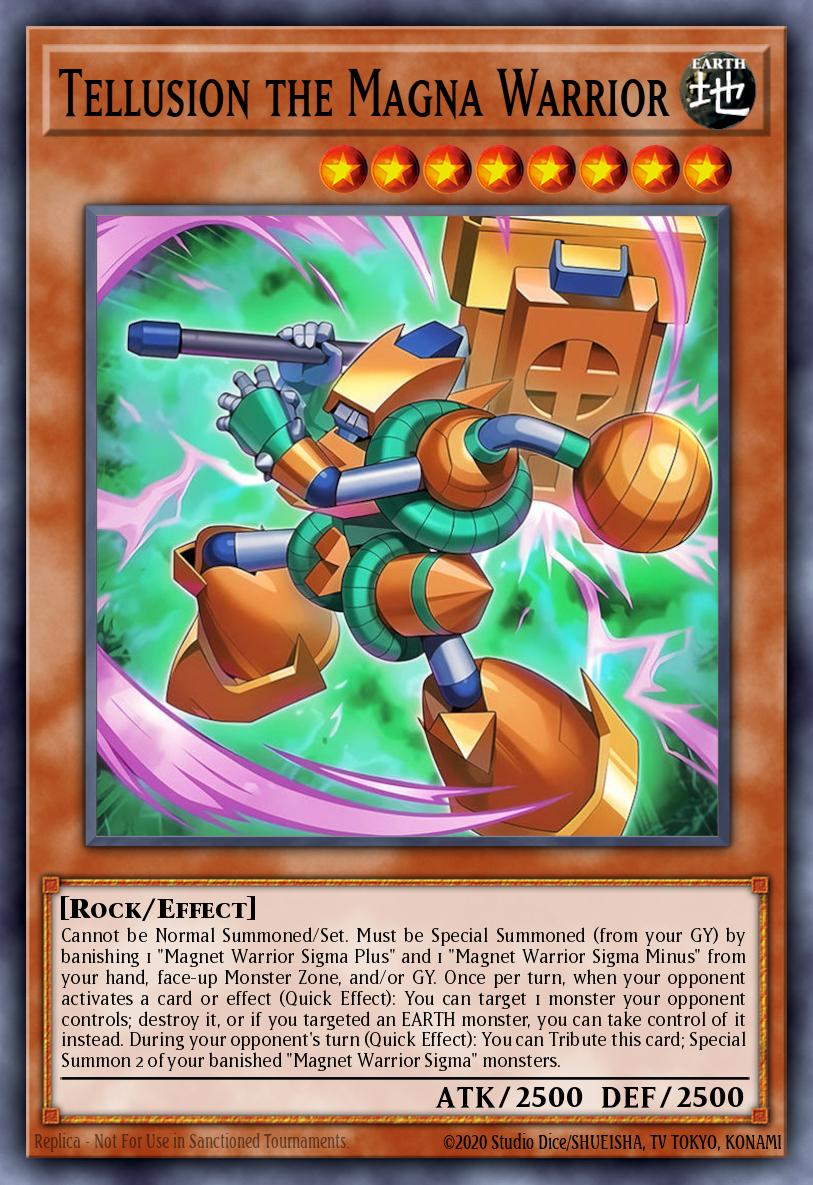 Tellusion the Magna Warrior - BPRO-EN004 - Super Rare 1