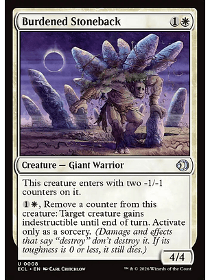 Burdened Stoneback - ECL - U