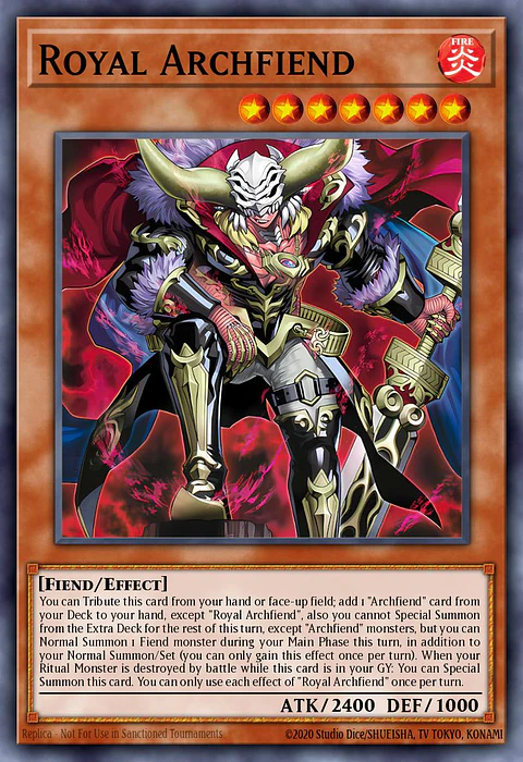 Royal Archfiend - BPRO-EN014 - Ultra Rare 