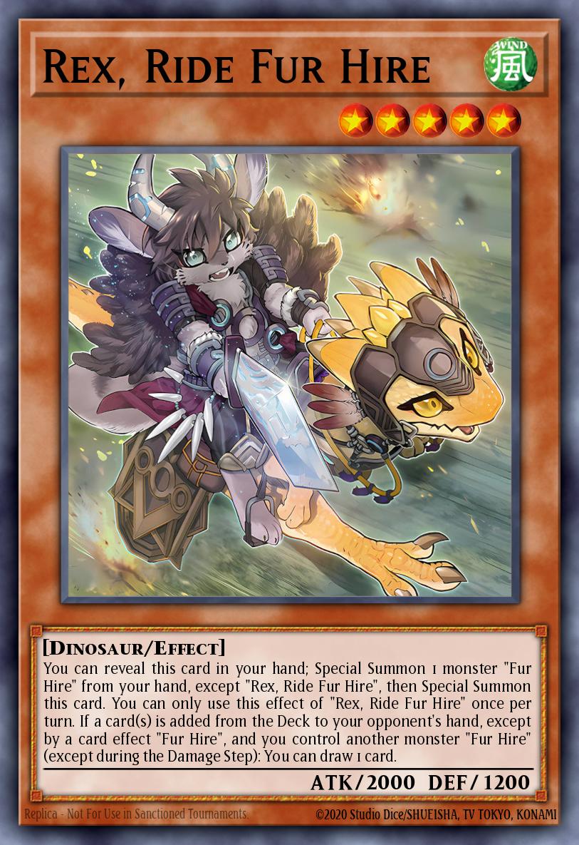 Rex, Ride Fur Hire - BPRO-EN017 - Super Rare  1