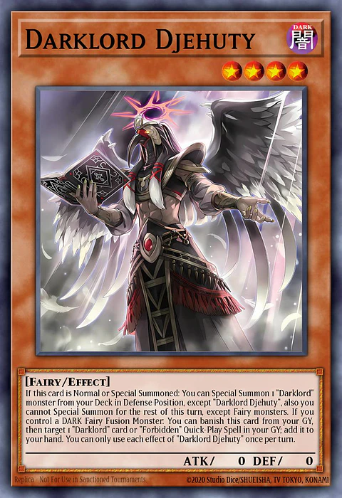 Darklord Djehuty - BPRO-EN019 - Super Rare 