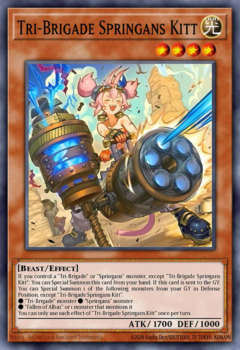 Tri-Brigade Springans Kitt - BPRO-EN025 - Secret Rare 