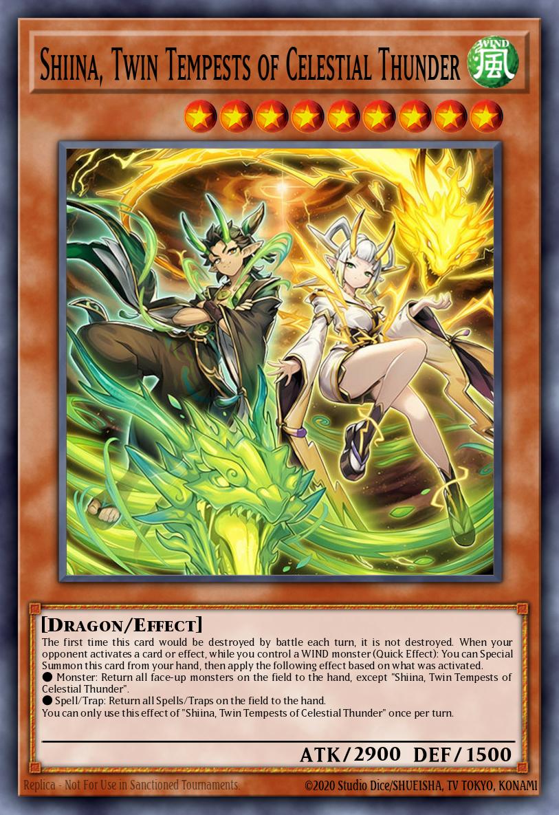 Shiina, Twin Tempests of Celestial Thunder - BPRO-EN027 - Secret Rare  1