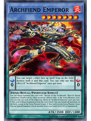 Archfiend Emperor - BPRO-EN031 - Ultra Rare 