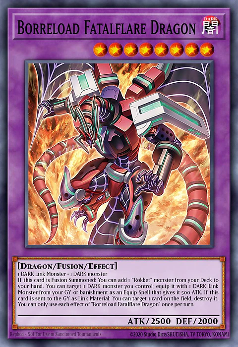 Borreload Fatalflare Dragon - BPRO-EN032 - Super Rare 