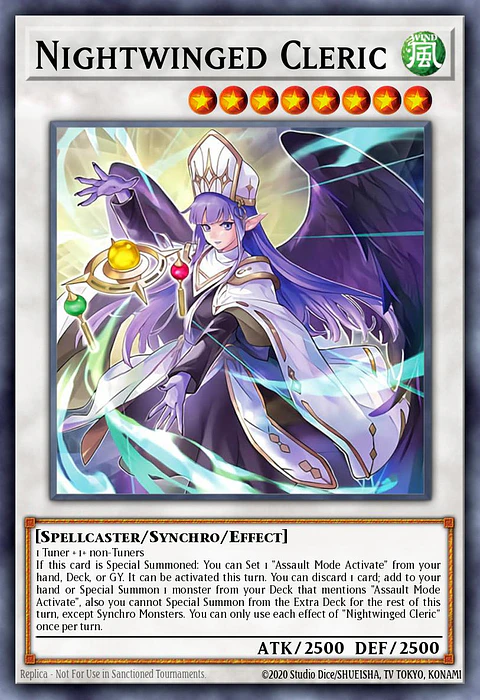 Nightwinged Cleric - BPRO-EN038 - Super Rare 