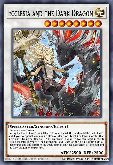 Ecclesia and the Dark Dragon - BPRO-EN041 - Secret Rare 