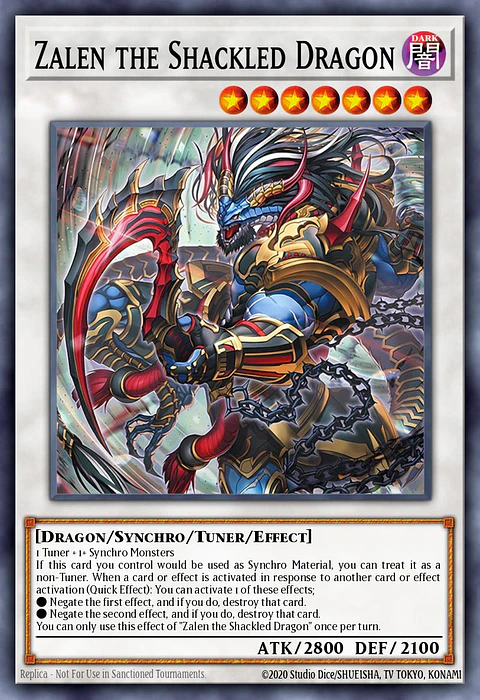 Zalen the Shackled Dragon - BPRO-EN042 - Super Rare 