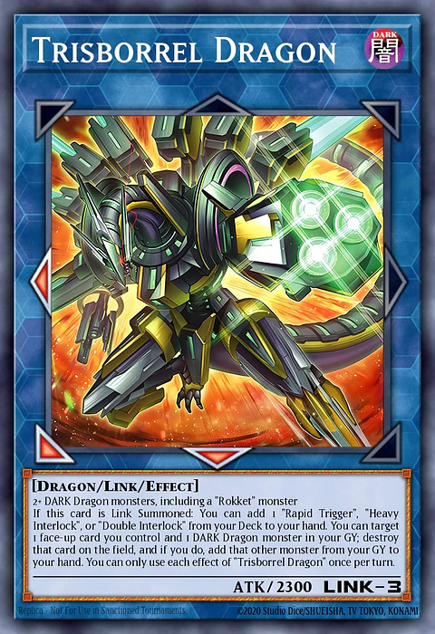 Trisborrel Dragon - BPRO-EN048 - Super Rare 