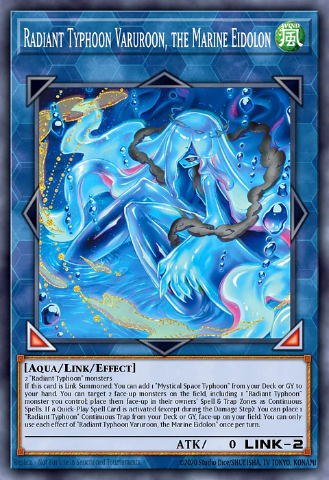 Radiant Typhoon Varuroon, the Marine Eidolon - BPRO-EN049 - Ultra Rare 