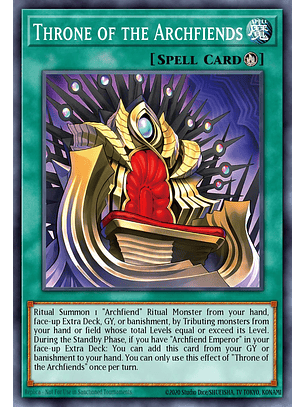 Throne of the Archfiends - BPRO-EN059 - Common 