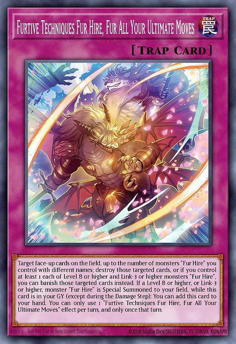 Furtive Techniques Fur Hire, Fur All Your Ultimate Moves - BPRO-EN075 - Common 