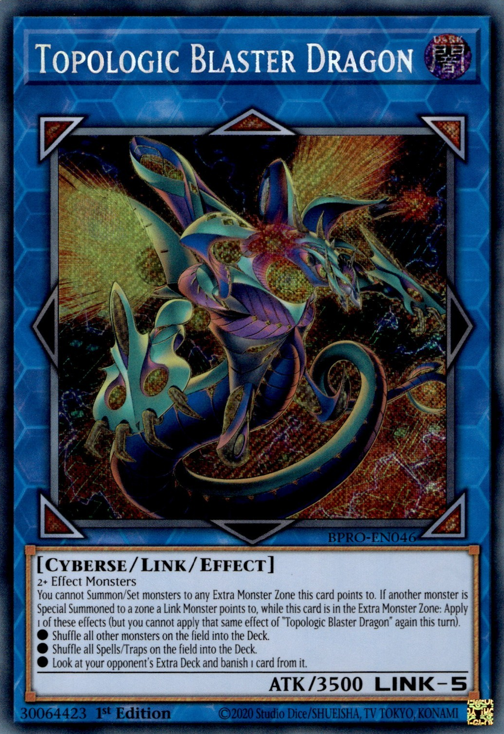 Topologic Blaster Dragon - BPRO-EN046 - Secret Rare  1