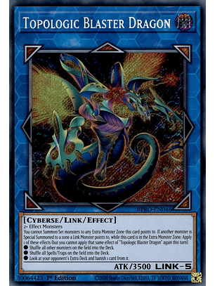 Topologic Blaster Dragon - BPRO-EN046 - Secret Rare 