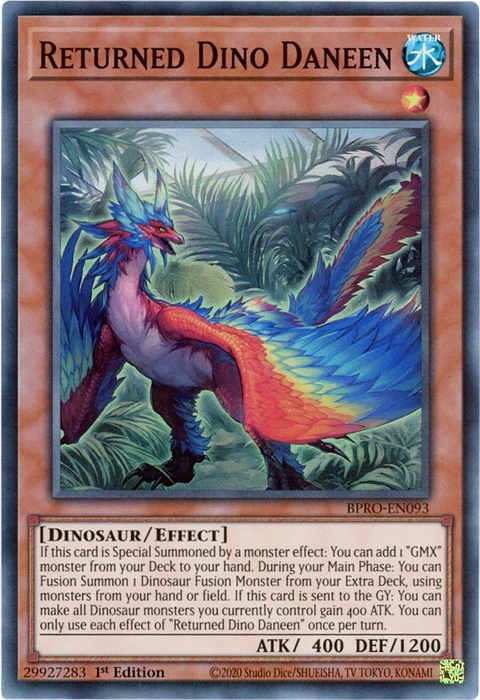 Returned Dino Daneen - BPRO-EN093 - Super Rare 