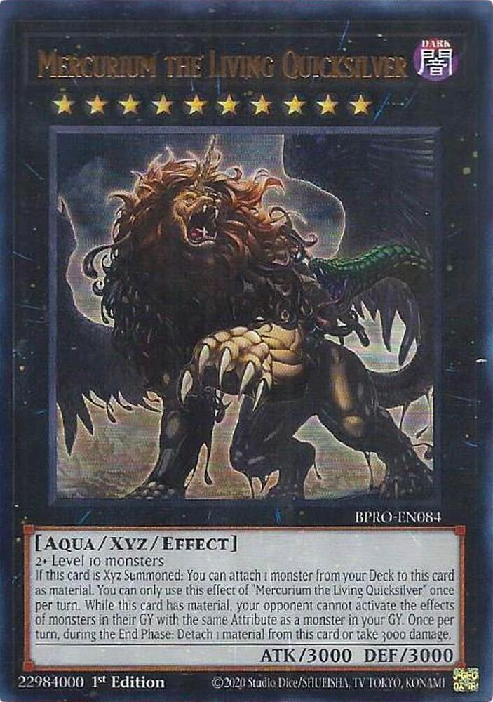 Mercurium the Living Quicksilver - BPRO-EN084 - Ultra Rare  1