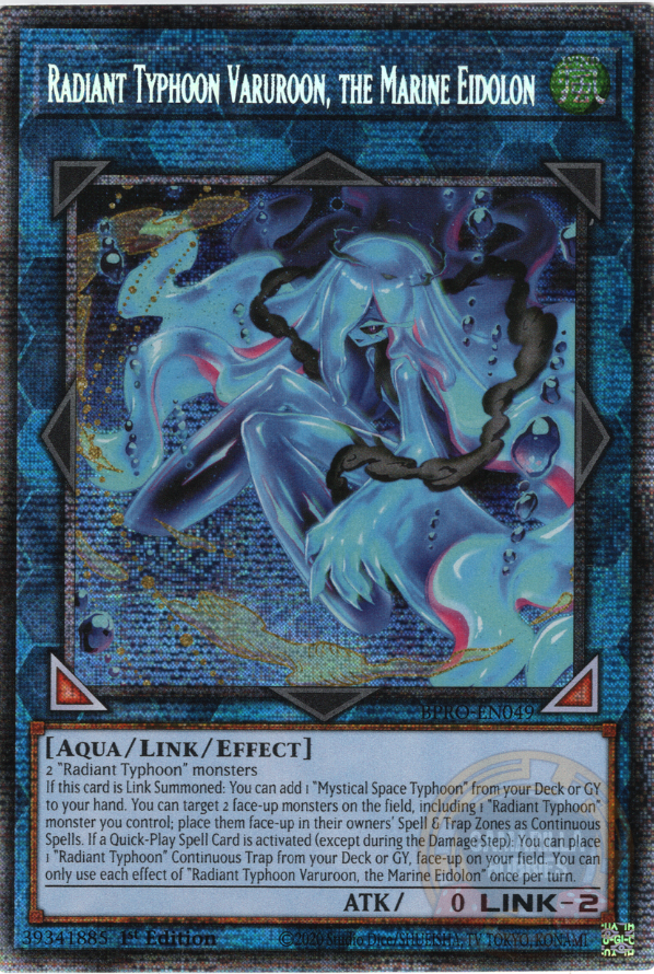 Radiant Typhoon Varuroon, the Marine Eidolon - BPRO-EN049 - Starlight Rare  1