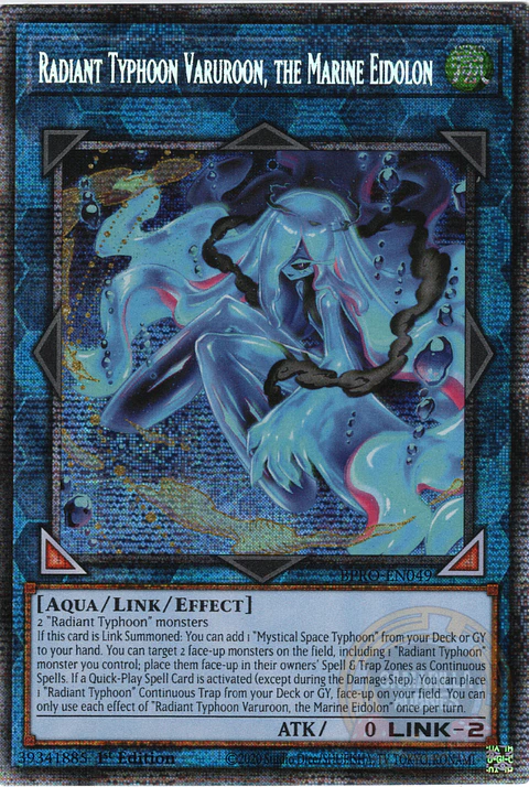 Radiant Typhoon Varuroon, the Marine Eidolon - BPRO-EN049 - Starlight Rare 