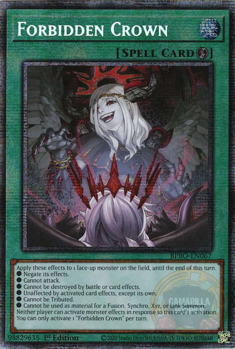 Forbidden Crown - BPRO-EN067 - Starlight Rare 