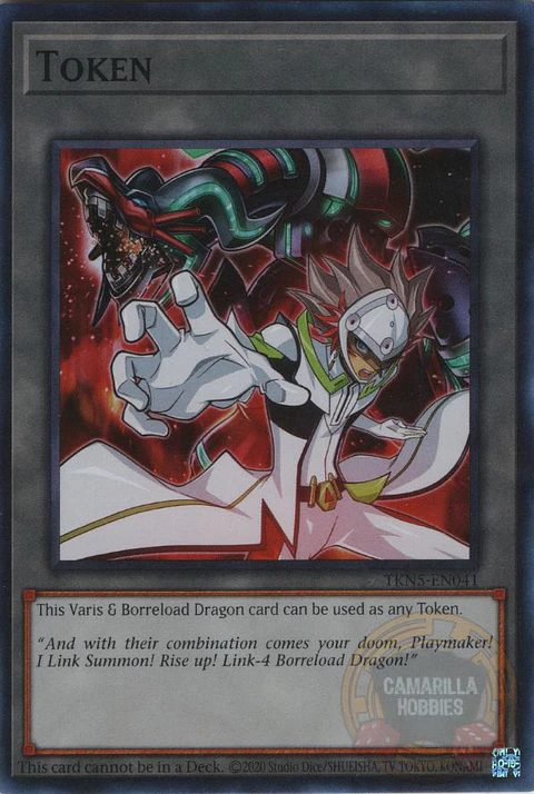 "Token" Varis and "Borreload Dragon" - TKN5-EN041 - Super Rare 