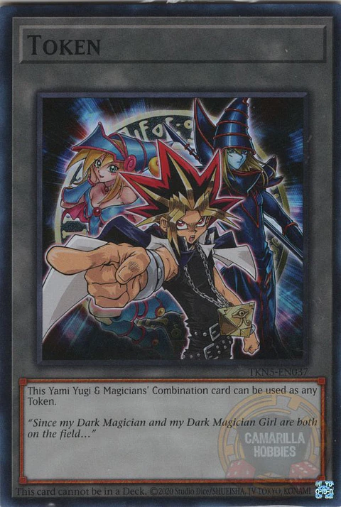 "Token" Yami Yugi and "Magicians' Combination" - TKN5-EN037 - Super Rare 