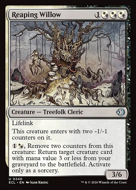 Reaping Willow - ECL - U