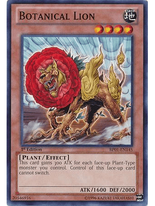 Botanical Lion - BP01-EN145 - Common 