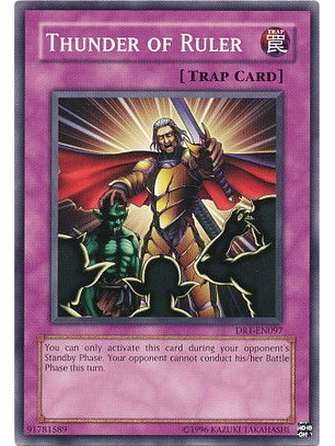 Thunder of Ruler - DR1-EN097 - Common