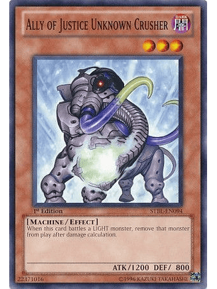 Ally of Justice Unknown Crusher - STBL-EN094 - Common