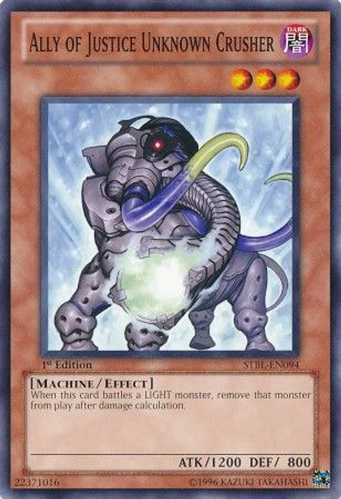 Ally of Justice Unknown Crusher - STBL-EN094 - Common