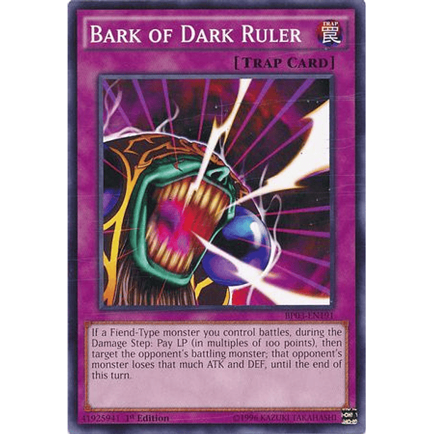 Bark of Dark Ruler - BP03-EN191 - Common